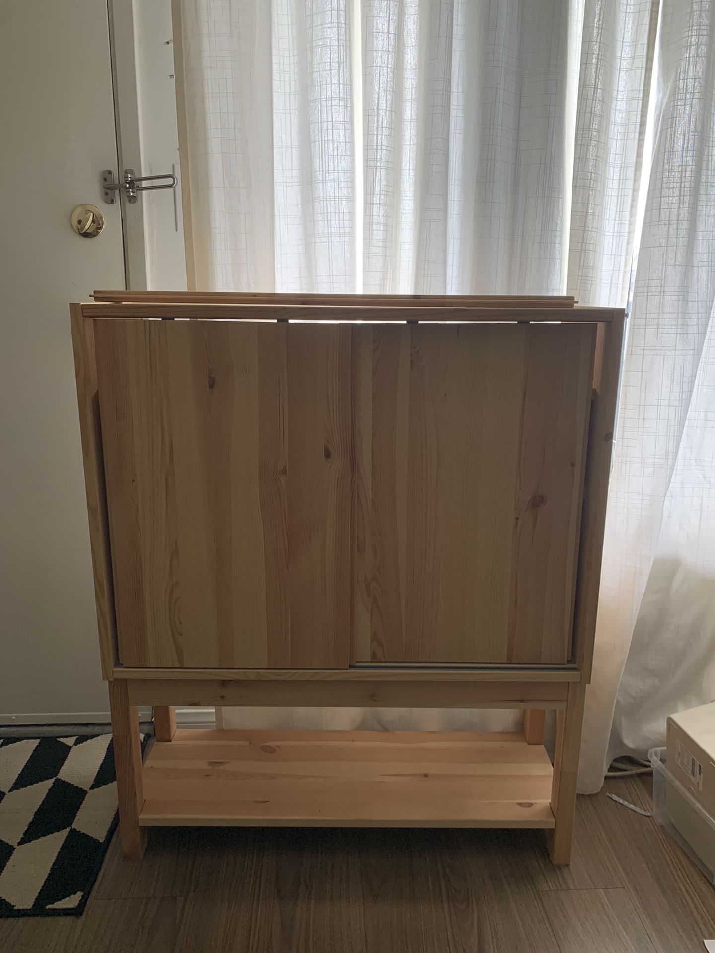 Ikea IVAR Shelf With Sliding Doors