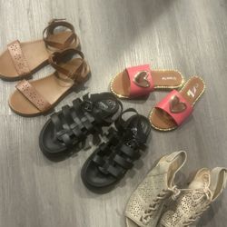 Girl, Sandals, Size 2 And Three Great Condition Pick Up