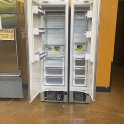 Viking 42 Inch Wide Built In Panel Ready refrigerator 