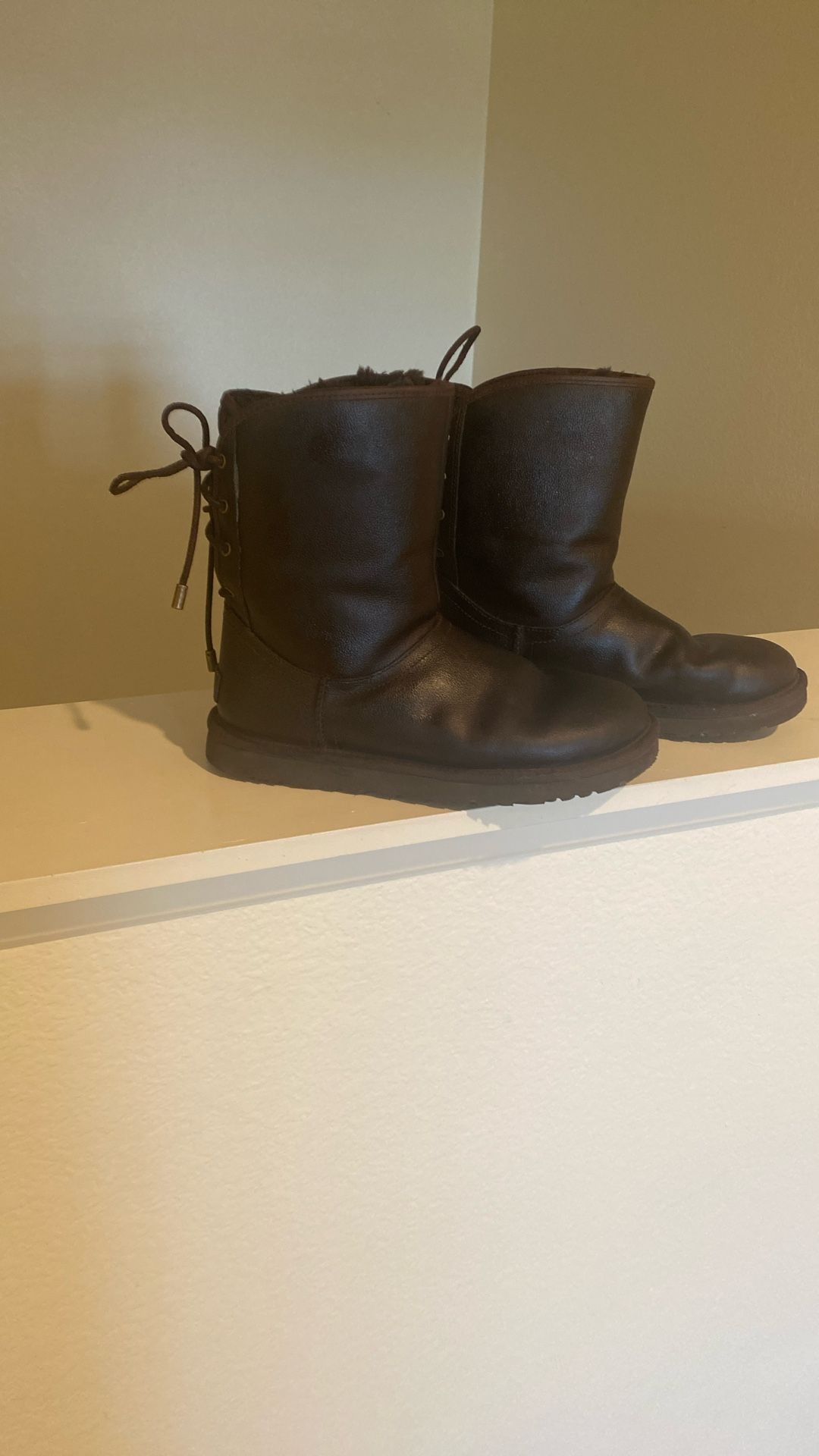 UGG Dark Brown Boots (Size 7)