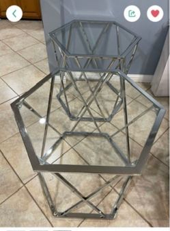 2 side table and coffee table and couch