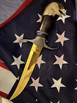 FRANKLIN MINT Eagle Head Commemorative Knife