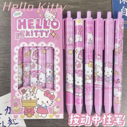 6pcs Hello Kitty gel pens set
