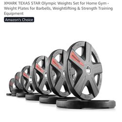 XMARK TEXAS STAR Olympic Weights Set 255lbs 