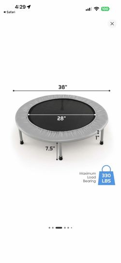 Mini Gray Trampoline