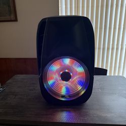 Portable Bluetooth Party Speaker w/ Lights & Mic – Loud Bass