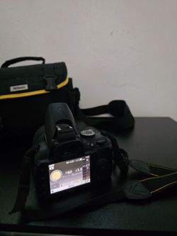 Nikon D3000 DSLR Camera Bundle - 2 Lenses + Bag + Charger