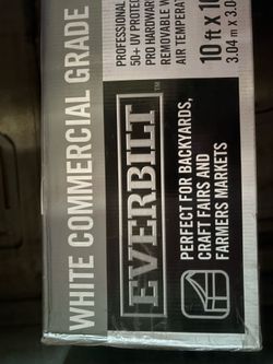 Everbilt White Canopy  (FIRM PRICE DONT ASK FOR LESS)