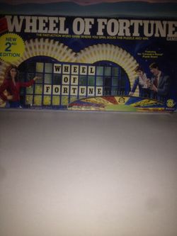 Retro 1986 Wheel of Fortune board game