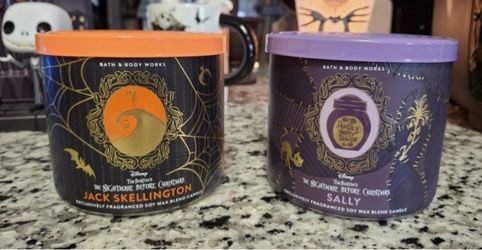 Sally and jack candle