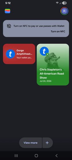 (1) Lawn tix - Chris Stapleton 7/24