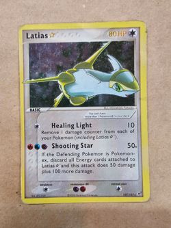 2005 Pokemon EX Deoxys Latias Gold Star 105/107