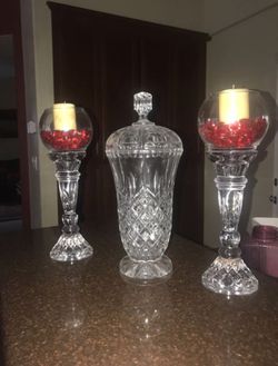 Candle and vase decor