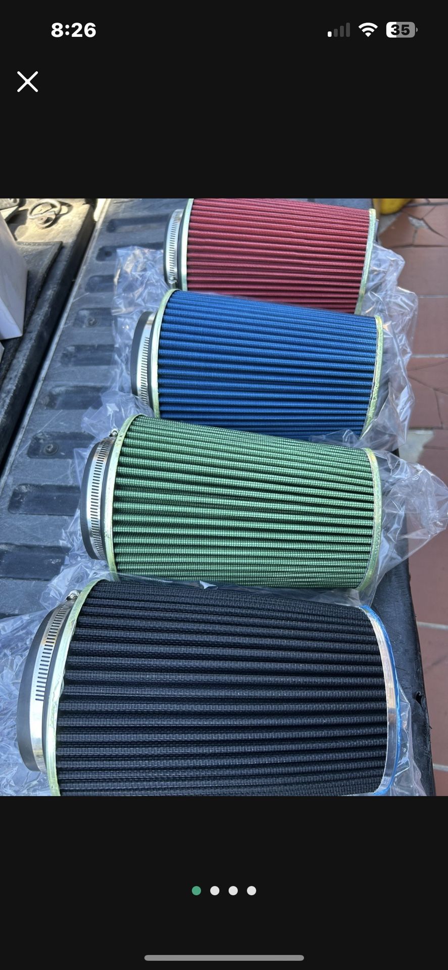 4”  Univeral Fit Air Filter