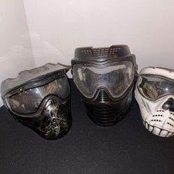 Paintball Mask Anti Fog Used 