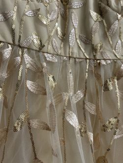 Beautiful Gold Dress  and  Matching Purse