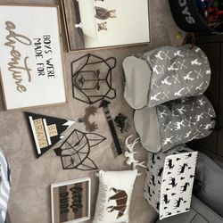Boys Woodland Theme Room Decor 