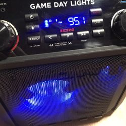 Rechargeable Bluetooth Speaker with lights, Game Day Party