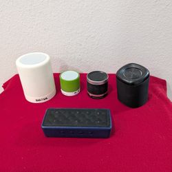 Lot of 5 Bluetooth Speakers 
