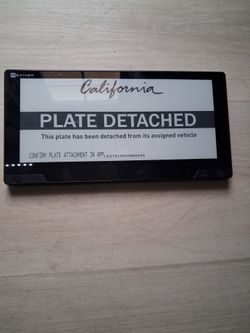 Reviver digital licence plate