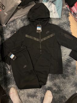 Nike Tech Fleece Full Tracksuit Black
