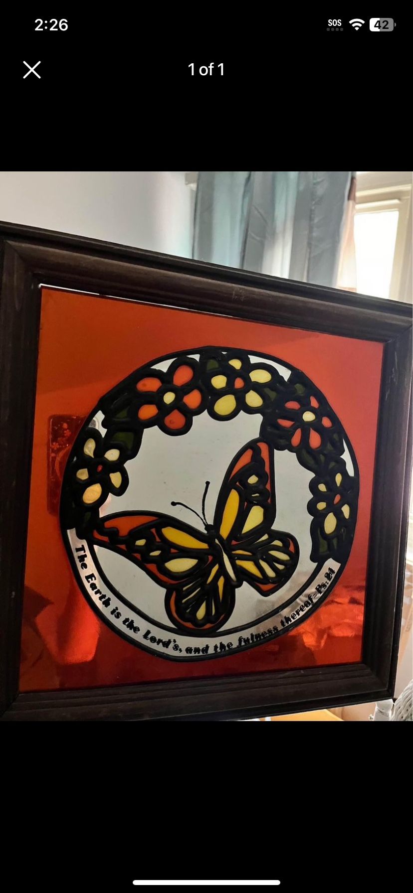 70’s Butterfly Mirror 