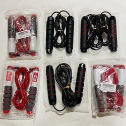 6 Jump Rope Crossfit Boxing Ball Bearing Beaded Fitness + Automatic Counting Rope.
