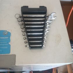 Vintage Craftsman Wrenche Set In Holder