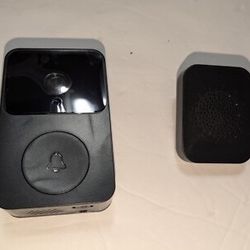 Black Mini Doorbell Camera, Ulooka, Wi-Fi, App Control, Rechargeable, $17