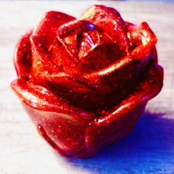 Handmade Red Rose Box With Lid