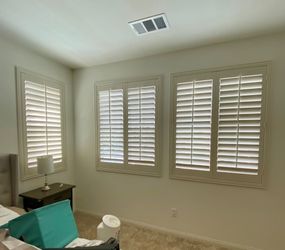 Window Shutters, Sliding Door Shutters, French Door Shutters, Closet Shutters. Persianas de Madera. Servicing  All Southern California. 951-573-2560