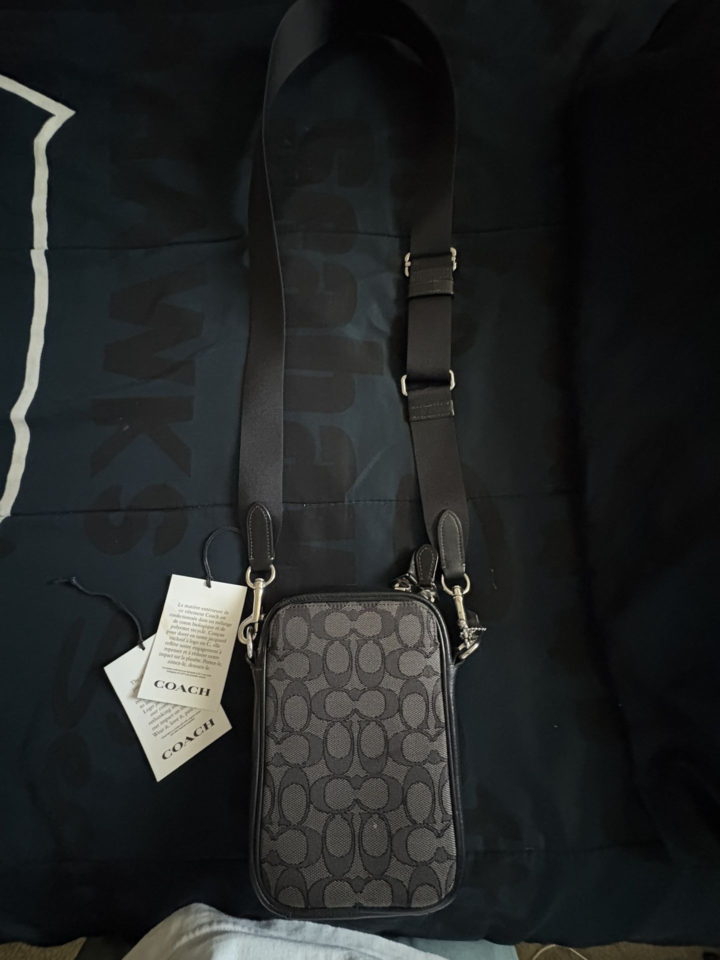 Coach Men’s Stanton Crossbody In Signature Jacquard