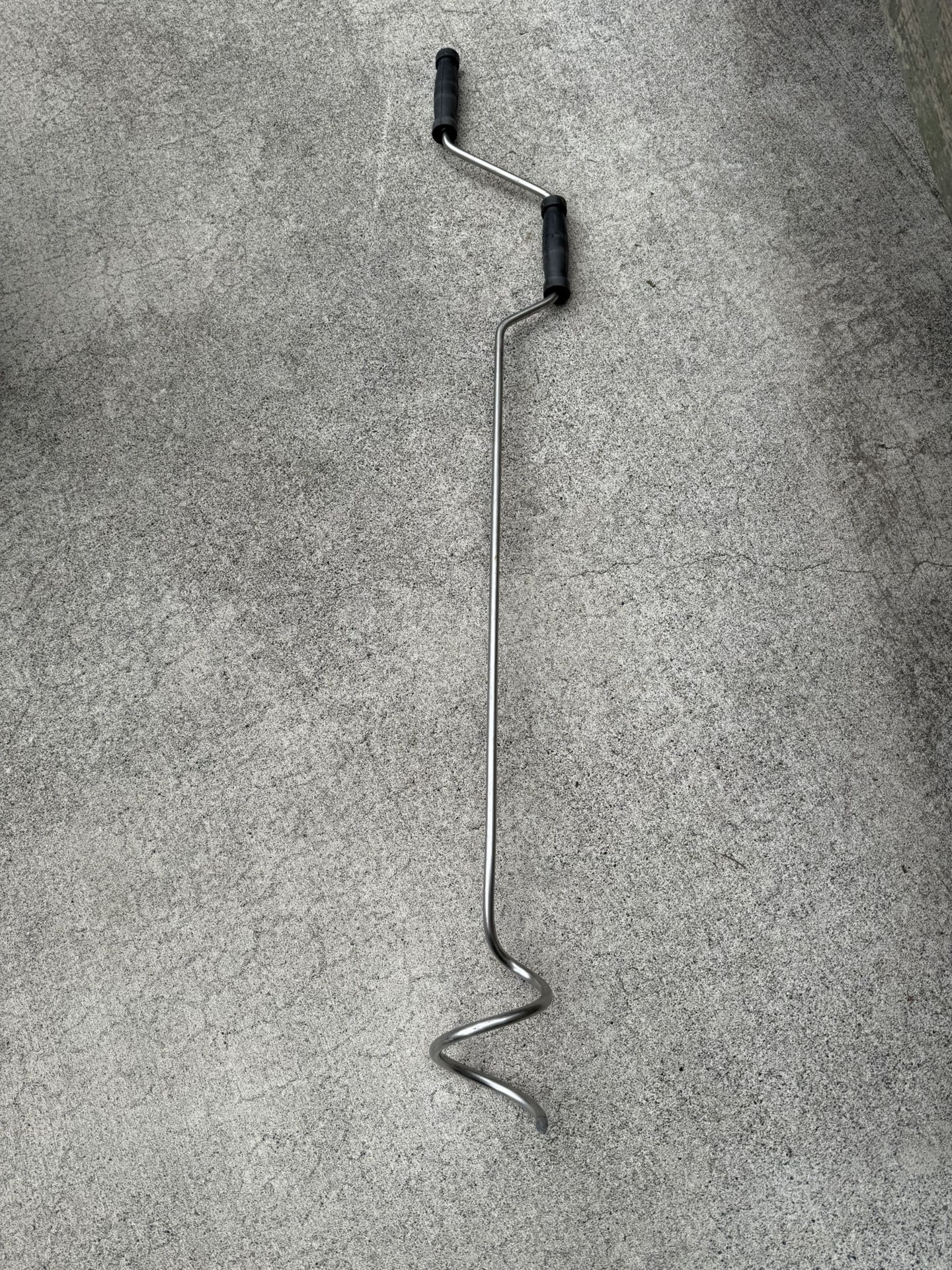 Stainless steel compost mixer/crank/turner