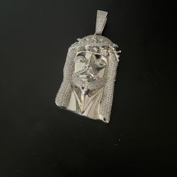 Jesus Piece 🗿 Real 925 Silver Pendant 