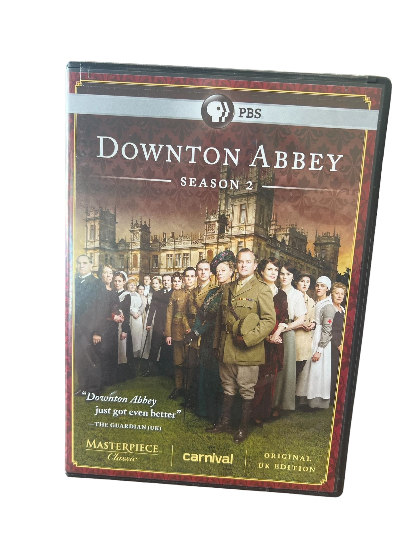 Immerse yourself in the captivating world of Downton Abbey with the complete second season. This DVD set features all of the drama and intrigue that f