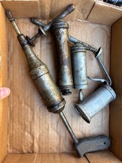 (4) Vintage Grease Oil Gun Tools