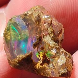 8.35ctw Welo Mines Ethiopian Fire Opal Rough 