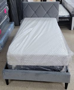 New Twin Size Bed With Mattress With Box Spring Only $250 Cash