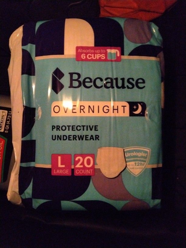 Overnight Protected Underwear , Always Night Nuit ,Vagisil wipes For Womens