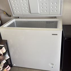Small white freezer