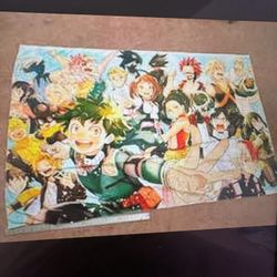 New My Hero Anime Fabric Tapestry Room. Decor 