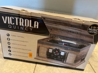 Record Player Victrola Quincy 6-in-1 Music Center