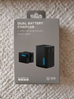 GoPro battery charger and 2 batteries new