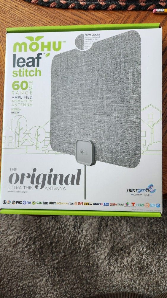 MOHU Leaf 60 Mile Range Amplified Indoor HDTV Antenna