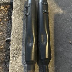 OEM Harley-Davidson slip-on exhaust mufflers