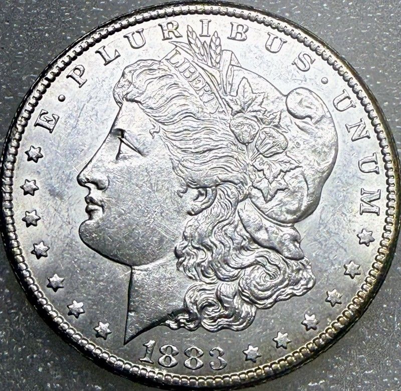 1883-CC $1 Morgan Silver Dollar