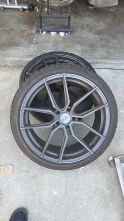 20 inch Wheels (Used Rims, included w/ Slightly used tires)