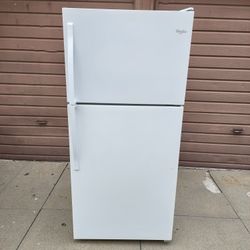 30X30X66 WHIRLPOOL FRIDGE 18CUFT WHITE 