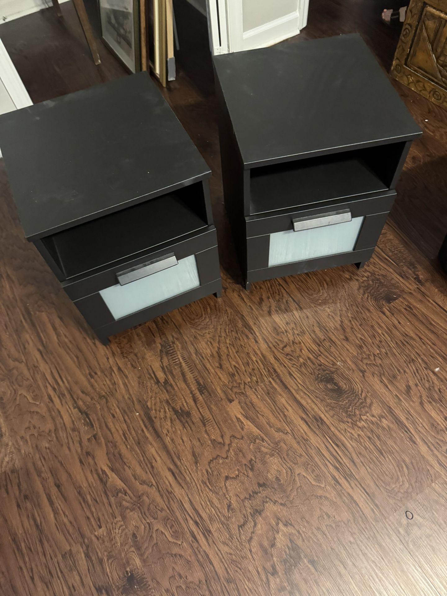 IKEA Brimnes Side Table/cabinet PAIR