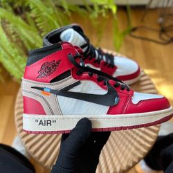Off-white Jordan reds Dm with sizes I have every size in stock